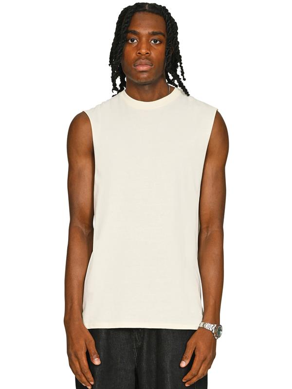 Casual Classics Core Ringspun 150 Regular Fit Raw Edge Droparm Tank Tall Adult