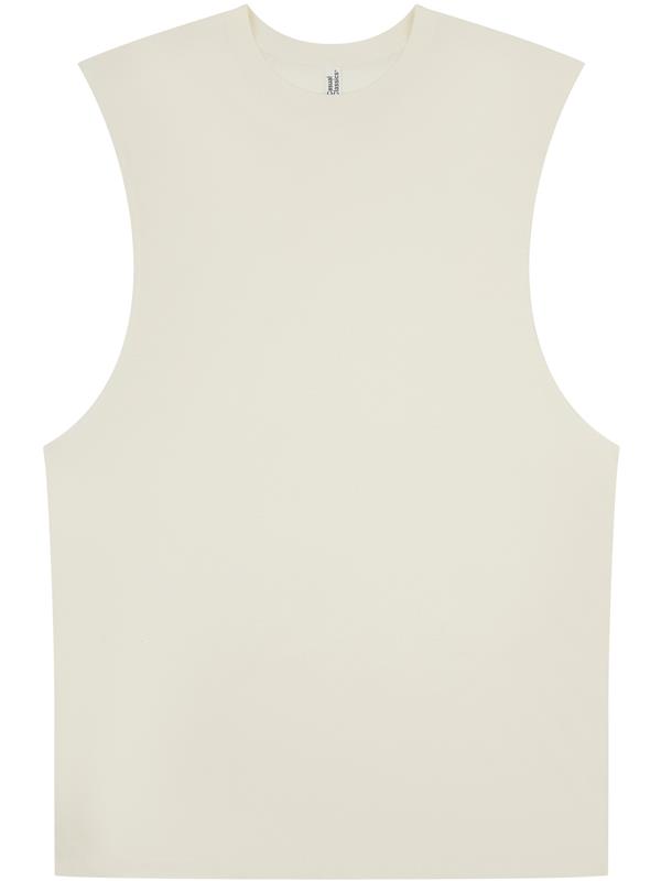 Casual Classics Core Ringspun 150 Regular Fit Raw Edge Droparm Tank Tall Adult