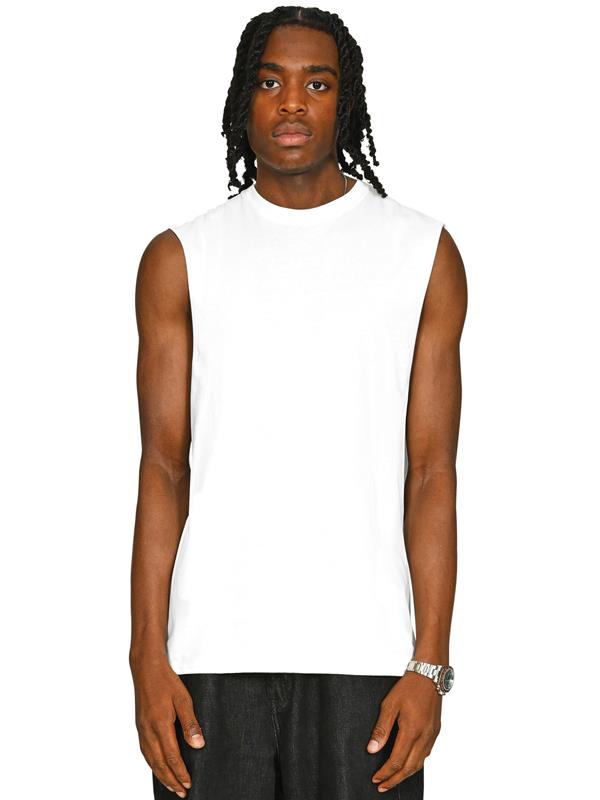 Casual Classics Core Ringspun 150 Regular Fit Raw Edge Droparm Tank Tall Adult