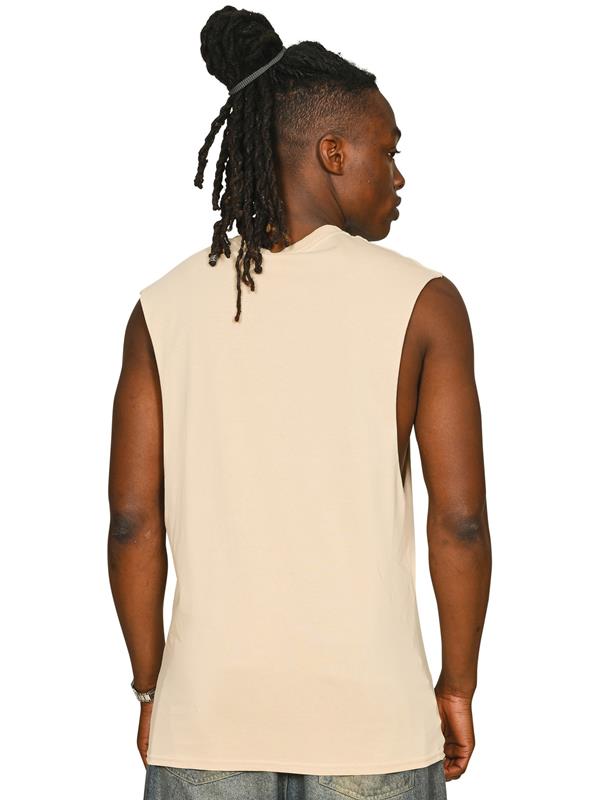 Casual Classics Core Ringspun 150 Regular Fit Raw Edge Droparm Tank Tall Adult