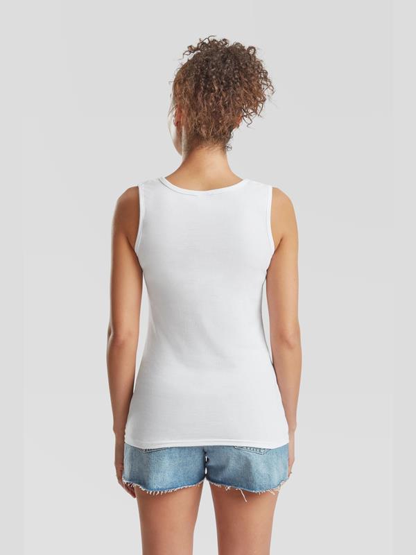 Fruit Of The Loom Valueweight Open End 165 Regular Fit Vest Ladies