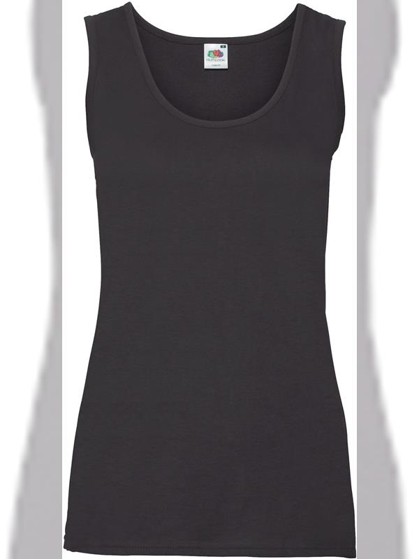 Fruit Of The Loom Valueweight Open End 165 Regular Fit Vest Ladies