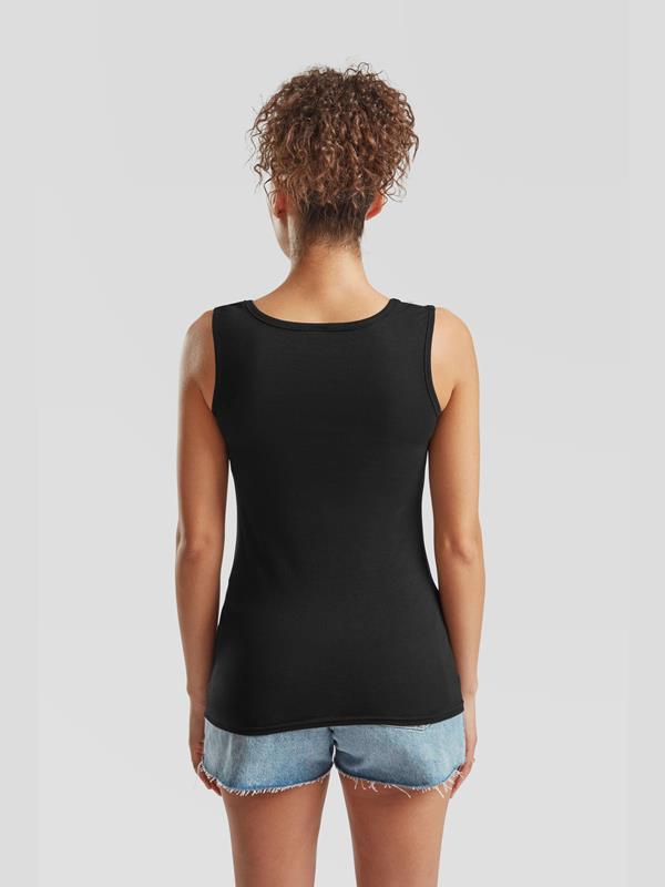 Fruit Of The Loom Valueweight Open End 165 Regular Fit Vest Ladies