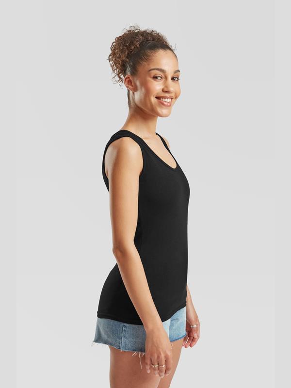 Fruit Of The Loom Valueweight Open End 165 Regular Fit Vest Ladies