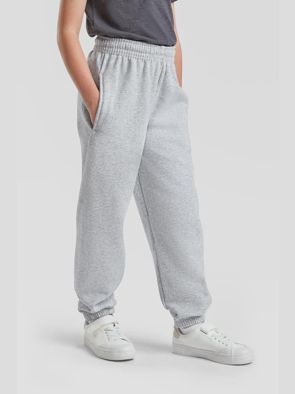 Fruit Of The Loom Classic Open End 280 Regular Fit Elasticated Cuff Jogpant Kids
