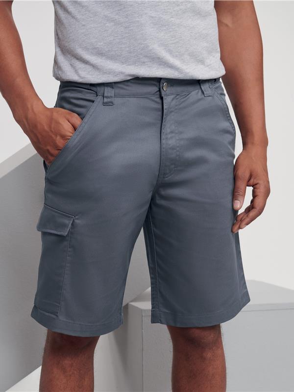 Russell Athletic Workwear Polycotton Twill 245 Shorts Adult