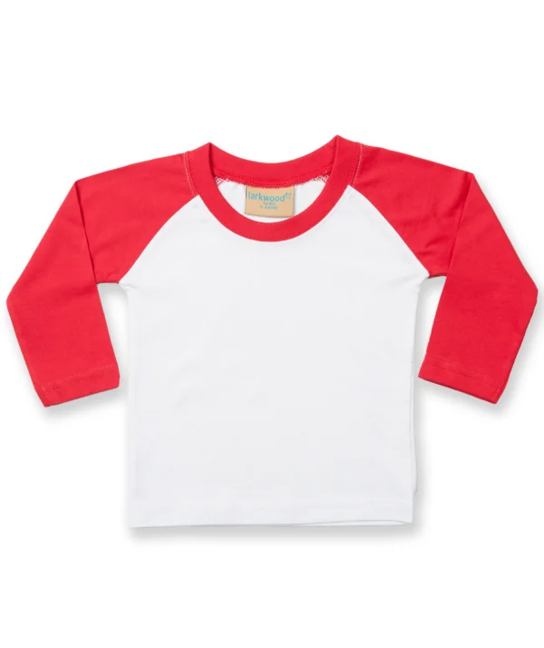 Larkwood Babytoddler Long Sleeve Baseball T Shirt