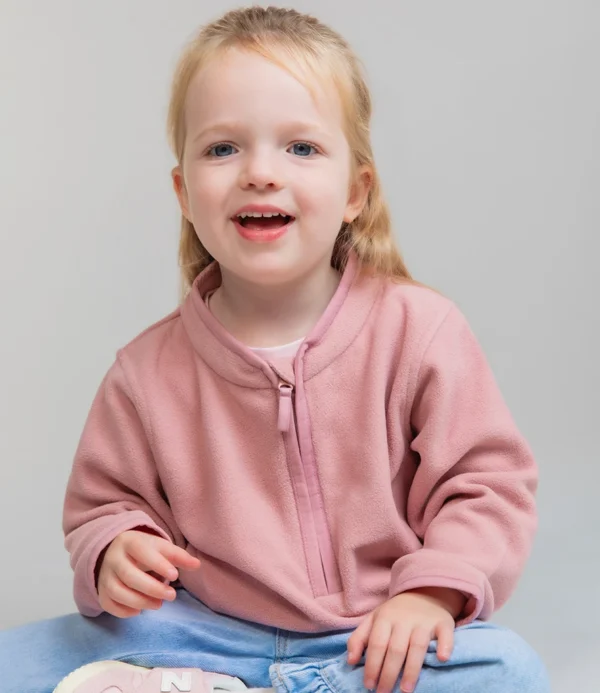 Larkwood Kids 12 Zip Lightweight Fleece