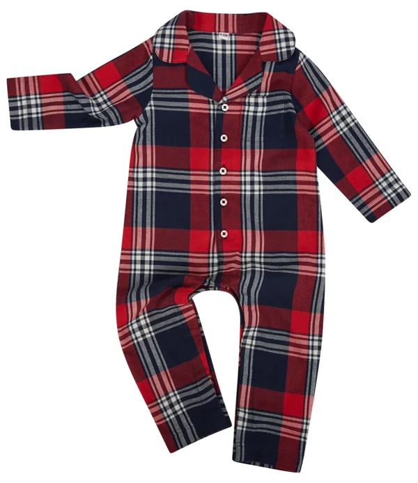 Larkwood Babytoddler Tartan All In One