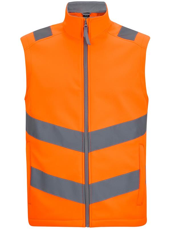 Regatta Professional Pro Contract Hi Vis Ablaze 270 2 Layer Softshell Bodywarmer Adult