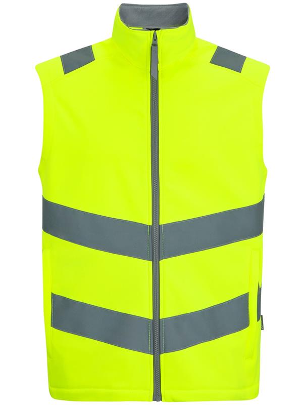 Regatta Professional Pro Contract Hi Vis Ablaze 270 2 Layer Softshell Bodywarmer Adult