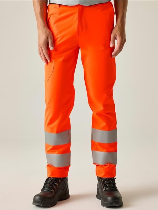 Regatta Professional Pro Action Hi Vis Stretch 155 Action Trousers Adult