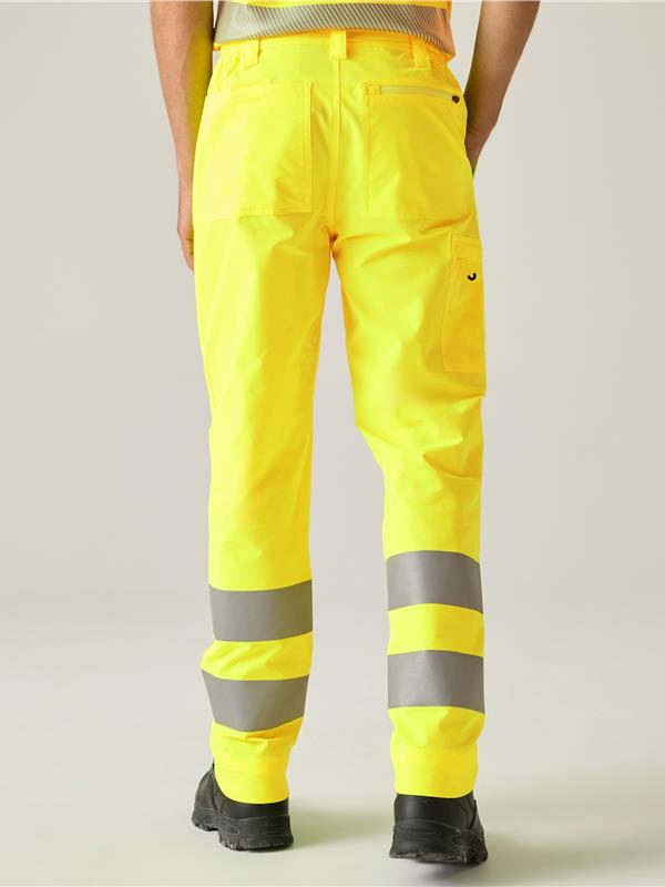 Regatta Professional Pro Action Hi Vis Stretch 155 Action Trousers Adult